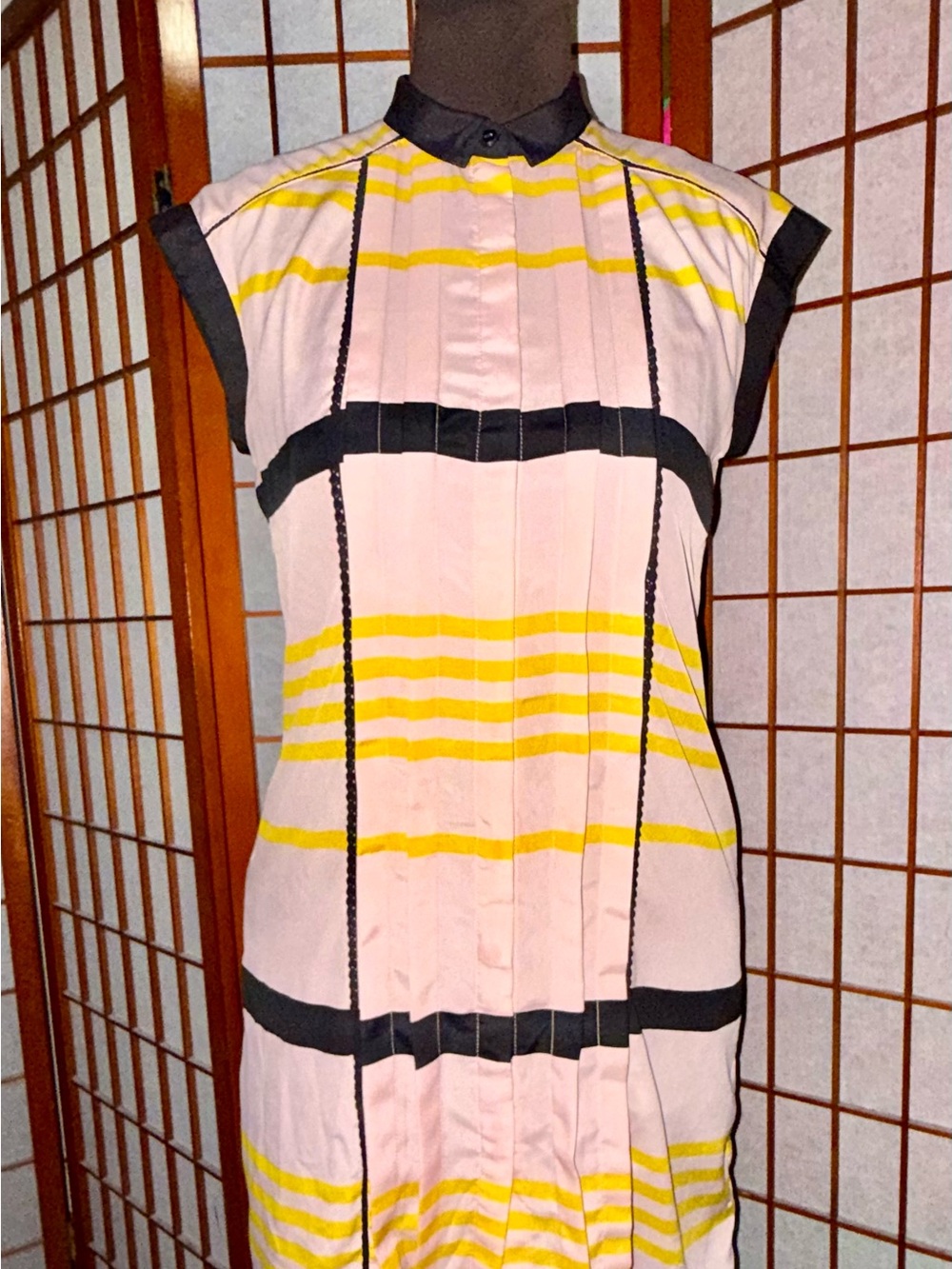 Jason Wu for Target Pleated Stripe Dress Medium